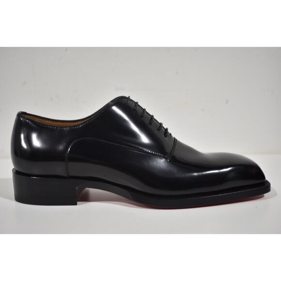 Christian Louboutin Capitano Flat Black Lace Up Tie Oxford Dress Loafer 40 7 main image 12